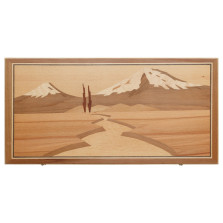 Нарды Долина Арарата инкрустация, Zeyanalyan — hichess.ru - шахматы, нарды, настольные игры