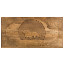 Нарды резные &quot;Лев&quot;, Ustyan — hichess.ru - шахматы, нарды, настольные игры