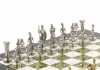 Шахматы подарочные Римские воины 36х36 см мрамор змеевик фото 3 — hichess.ru - шахматы, нарды, настольные игры