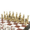  Шахматы каменные с металлическими фигурами Атлант мрамор лемезит 44 на 44 см фото 6 — hichess.ru - шахматы, нарды, настольные игры