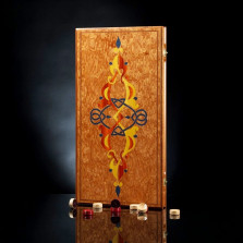 Нарды Лед и пламя и корня вишни, мастерская Кадун — hichess.ru - шахматы, нарды, настольные игры