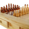 Шахматный стол Турнирный светлый фото 3 — hichess.ru - шахматы, нарды, настольные игры