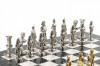Шахматы "Отечественная война 1812 г." доска 40х40 см мрамор фото 3 — hichess.ru - шахматы, нарды, настольные игры