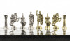 Шахматы подарочные "Римские воины" 44х44 см камень мрамор, змеевик фото 5 — hichess.ru - шахматы, нарды, настольные игры