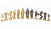 Шахматы подарочные "Средневековье" с бронзовыми фигурами 40х40 см фото 3 — hichess.ru - шахматы, нарды, настольные игры