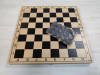 Шахматы, шашки авангард с утяжелением средние на доске из бука фото 10 — hichess.ru - шахматы, нарды, настольные игры