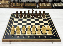 Шахматы деревянные Турнирные эбен Эндшпиль — hichess.ru - шахматы, нарды, настольные игры