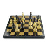 Шахматы Айвенго чёрно-золотые фото 1 — hichess.ru - шахматы, нарды, настольные игры