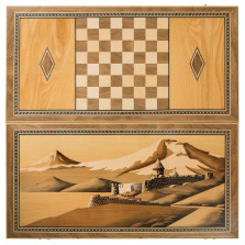 Нарды «Церковь у Арарата» инкрустация, Zeyanalyan — hichess.ru - шахматы, нарды, настольные игры