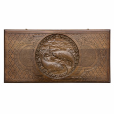 Нарды резные Зодиак Рыбы, Ustyan — hichess.ru - шахматы, нарды, настольные игры