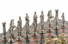 Шахматы подарочные "Римские легионеры" 32х32 см лемезит фото 3 — hichess.ru - шахматы, нарды, настольные игры