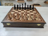 Шахматы подарочные в ларце Стаунтон орех большие с утяжелением фото 1 — hichess.ru - шахматы, нарды, настольные игры