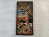 Нарды деревянные подарочные с цветным рисунком Леопард средние 50 см фото 6 — hichess.ru - шахматы, нарды, настольные игры