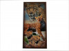 Нарды деревянные подарочные с цветным рисунком Леопард средние 50 см фото 1 — hichess.ru - шахматы, нарды, настольные игры