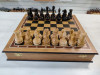 Шахматы подарочные в ларце из дуба с фигурами из карельской березы фото 2 — hichess.ru - шахматы, нарды, настольные игры
