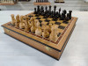 Шахматы подарочные в ларце из дуба с фигурами из карельской березы фото 5 — hichess.ru - шахматы, нарды, настольные игры