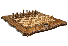 Шахматы + нарды резные Герб РФ&quot; 60, Haleyan&quot; — hichess.ru - шахматы, нарды, настольные игры