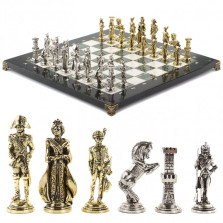 Шахматы &quot;Отечественная война 1812 г.&quot; доска 40х40 см офиокальцит — hichess.ru - шахматы, нарды, настольные игры