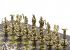 Шахматы подарочные "Римские лучники" 28х28 см из змеевика фото 4 — hichess.ru - шахматы, нарды, настольные игры