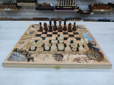 Шахматы нарды шашки Морское сражение большие — hichess.ru - шахматы, нарды, настольные игры