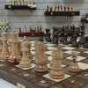 Шахматы шашки деревянные турнирные большие глянцевые Суприм фото 3 — hichess.ru - шахматы, нарды, настольные игры