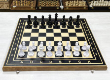 Шахматы деревянные Турнирные эбен черно-белые — hichess.ru - шахматы, нарды, настольные игры