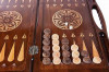 Нарды резные Армянский узор-9 с ручкой 60, Haleyan фото 3 — hichess.ru - шахматы, нарды, настольные игры