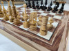 Шахматы нарды шашки Американский орех с фигурами из клена большие фото 2 — hichess.ru - шахматы, нарды, настольные игры