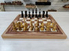 Шахматы нарды шашки Американский орех с фигурами из клена большие фото 7 — hichess.ru - шахматы, нарды, настольные игры