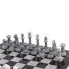 Шахматы "Стаунтон" из мрамолита 44х44 см серый мрамор / змеевик фото 5 — hichess.ru - шахматы, нарды, настольные игры
