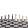 Шахматы "Стаунтон" из мрамолита 44х44 см серый мрамор / змеевик фото 4 — hichess.ru - шахматы, нарды, настольные игры