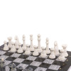 Шахматы "Стаунтон" из мрамолита 44х44 см серый мрамор / змеевик фото 3 — hichess.ru - шахматы, нарды, настольные игры