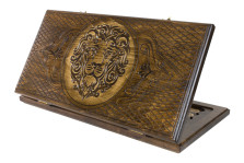 Нарды резные &quot;Лев-3&quot; 60, Ustyan — hichess.ru - шахматы, нарды, настольные игры