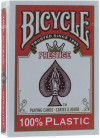 Игральные карты Bicycle "Prestige" 100% Пластик (красная рубашка) 54 листа фото 1 — hichess.ru - шахматы, нарды, настольные игры