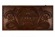 Нарды резные Корона, Mirzoyan — hichess.ru - шахматы, нарды, настольные игры