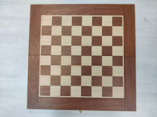 Шахматная доска без фигур Красное дерево эконом — hichess.ru - шахматы, нарды, настольные игры