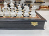Шахматы эксклюзивные Фарфор моренный дуб в ларце фото 3 — hichess.ru - шахматы, нарды, настольные игры