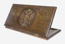 Нарды резные &quot;Герб РФ 3&quot; 60, Ustyan — hichess.ru - шахматы, нарды, настольные игры