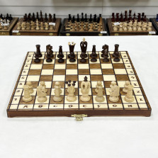 Шахматы Royal 36 Вегель деревянные с ячейками — hichess.ru - шахматы, нарды, настольные игры