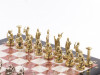 Шахматы "Подвиги Геракла" мрамор и креноид 36х36 см фото 4 — hichess.ru - шахматы, нарды, настольные игры