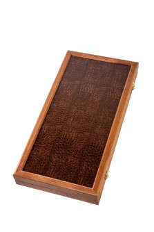 Нарды классические деревянные длинные восточная змея 50 см коричневые — hichess.ru - шахматы, нарды, настольные игры