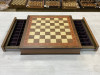 Шахматный ларец с выдвижными ящиками Орех без фигур фото 1 — hichess.ru - шахматы, нарды, настольные игры