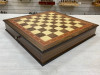 Шахматный ларец с выдвижными ящиками Орех без фигур фото 3 — hichess.ru - шахматы, нарды, настольные игры