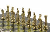 Шахматы "Посейдон" 32х32 см змеевик фото 4 — hichess.ru - шахматы, нарды, настольные игры