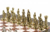 Шахматы подарочные "Рыцари" 28х28 см лемезит мрамор фото 4 — hichess.ru - шахматы, нарды, настольные игры