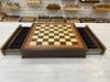 Шахматный ларец с выдвижными ящиками Антик без фигур фото 1 — hichess.ru - шахматы, нарды, настольные игры