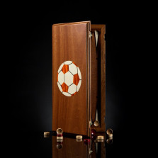 Нарды Премьер-лига из красного дерева, мастерская Кадун — hichess.ru - шахматы, нарды, настольные игры