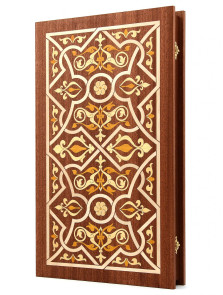 Нарды  Орнамент махагон — hichess.ru - шахматы, нарды, настольные игры