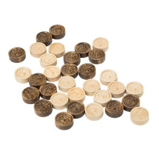 Набор резных фишек для нард 2, Haleyan — hichess.ru - шахматы, нарды, настольные игры