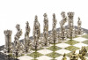 Шахматы подарочные "Рыцари" 44х44 см из мрамора и змеевика фото 3 — hichess.ru - шахматы, нарды, настольные игры